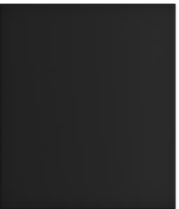 Epoq Pure Matt topppskuffefront til kjøkken 30x35 (black)