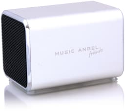 Music Angel Friendz kannettava kaiutin (hopea)