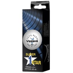 Yasaka Boll X 3-pack Ny Boll/Plastboll, Bordtennisbollar