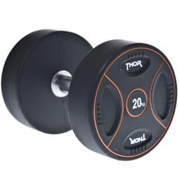 Thor Fitness Svarta PU Hantlar 45 kg