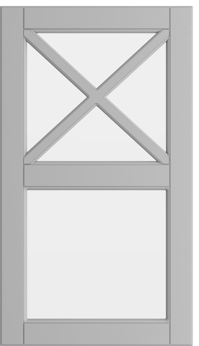 Epoq Heritage glaslåge 40x70 cm til køkken (lys grå)