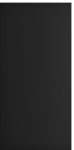 Epoq Pure Matt dørfront til kjøkken 45x92 (sort)