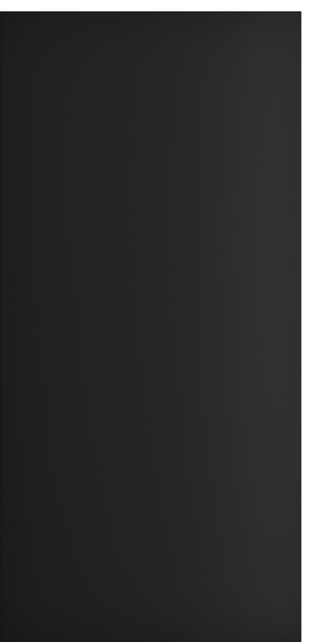 Epoq Pure Matt dørfront til kjøkken 60x125 (sort)