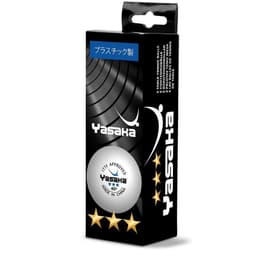Yasaka Boll Yasaka XXX 3-p (vit) ""ABS""/plastboll""