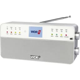 Dual WDR Köksradio DAB+, FM Bluetooth, AUX Vit