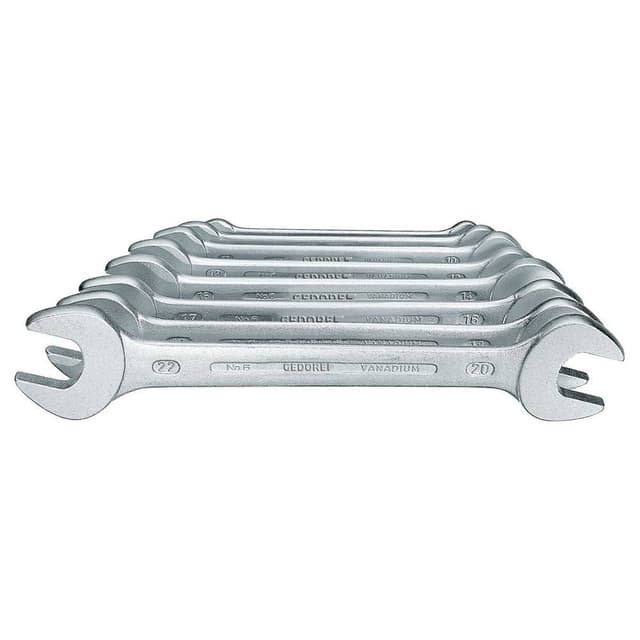 Dubbelskruvnyckelsats 8 delar 6 - 17 mm DIN 3110 Gedore