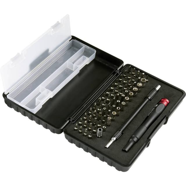TOOLCRAFT TO-6435054 Bit-Set Stjärnspår Phillips, Spår,
