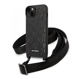 Karl Lagerfeld iPhone 14 Plus Skal Crossbody Strap Svart