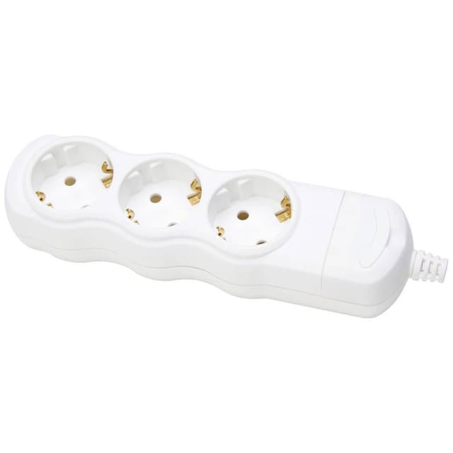 Kopp 120301007 Stikdåseliste 3x Arktis-hvid Uden stik 1