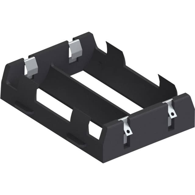 Keystone 1109 Batterihållare 2x 26650 Lödanslutning (L