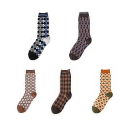 Retro varme sokker til kvinder 6-par MultiColor