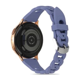 Klokkebånd silikon Lilla 22 mm