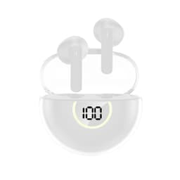 Trådløse ørepropper Bluetooth 5.3 RGB Hvit