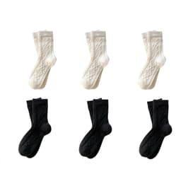 Varme sokker til kvinder 6-par MultiColor