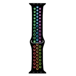 Klokkebånd silikon Sort 20 mm Samsung Galaxy Watch 4 40mm 44mm/Gear Sport, Huawei Watch GT3/GT2 42 mm, Honor Watch SE, Garmin Venu 2 PLUS/Vivomove Sport/Forerunner 158/55/245/645