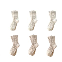 Varme sokker til kvinder 6-par MultiColor