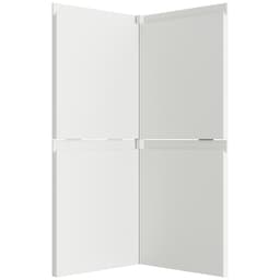 Epoq Integra 2 stk. dører til benkehjørneskap til kjøkken (Chalk)