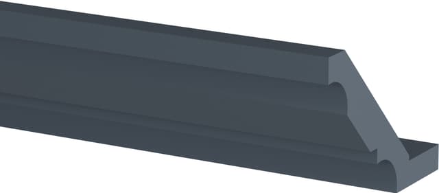 Epoq Heritage facetterad gjutning 220 cm (blågrå)