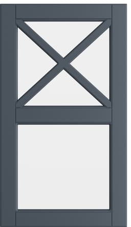 Epoq Heritage glasdörr 40x70 cm (blue grey)