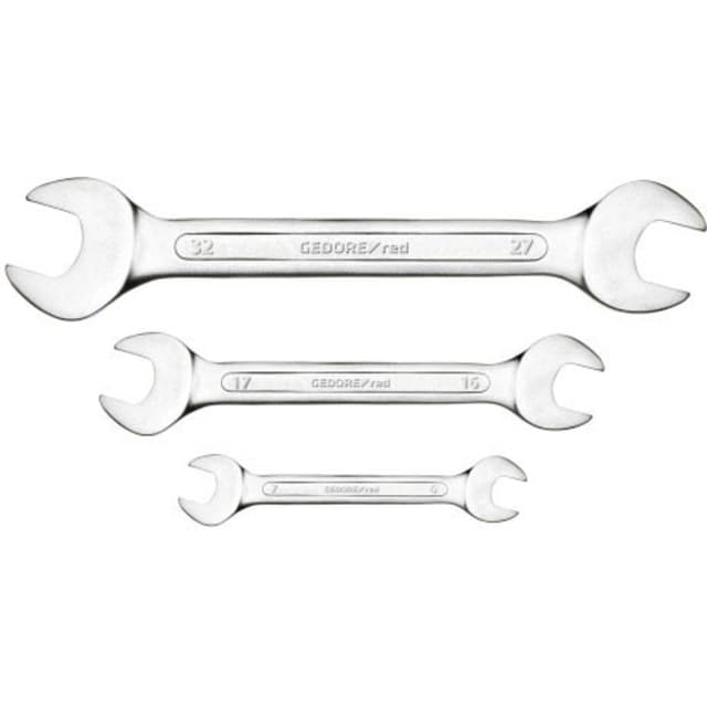 Dubbelskruvnyckelsats 12 delar Gedore RED R05125012