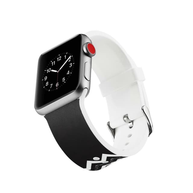 Silicone klockrem för Apple Watch 4 44mm, 3/2/1 42mm - Twill