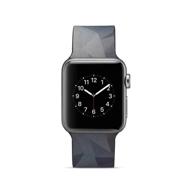Silicone klockrem för Apple Watch 4 40mm, 3/2/1 38mm - Grey Triangle ...