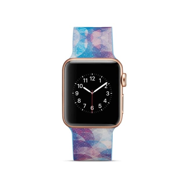 Silicone klockrem för Apple Watch 4 40mm, 3/2/1 38mm - Colorful Circles