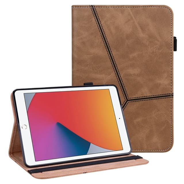 Til iPad 10.2 (2021)/(2020)/(2019) Sammenleggbart deksel - Brun
