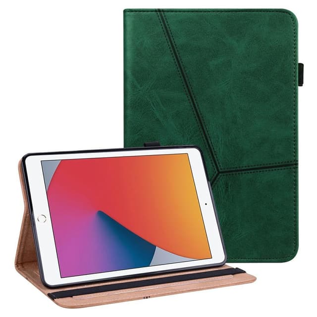 iPadille 10.2 (2021)/(2020)/(2019) Tavallinen PU-nahkainen tabletin kansi