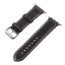 Vintage ekte lærrem til Apple Watch 3/2/1 42mm - svart