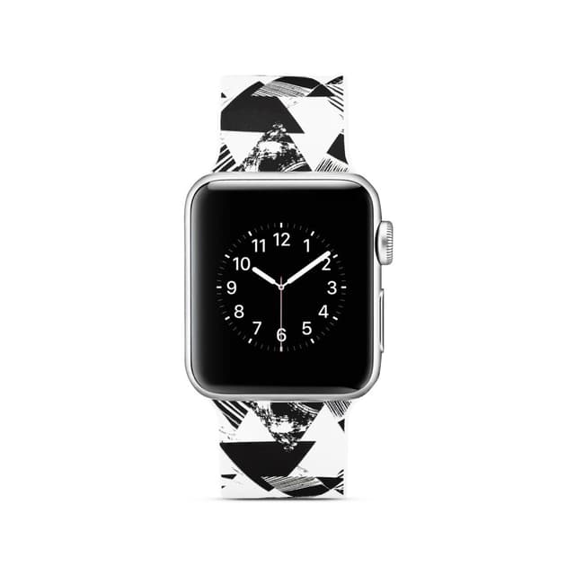 Silicone klockrem för Apple Watch 4 40mm, 3/2/1 38mm - Triangle Pattern