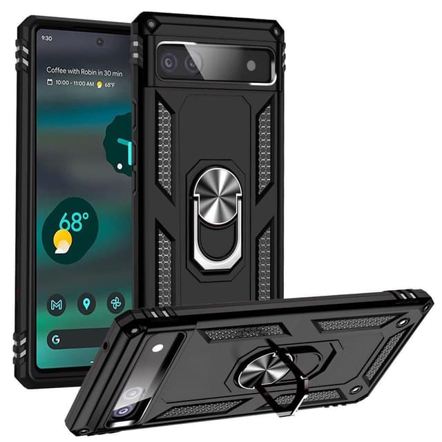För Google Pixel 6a 5G Anti-drop TPU + PC-telefonfodral Skal