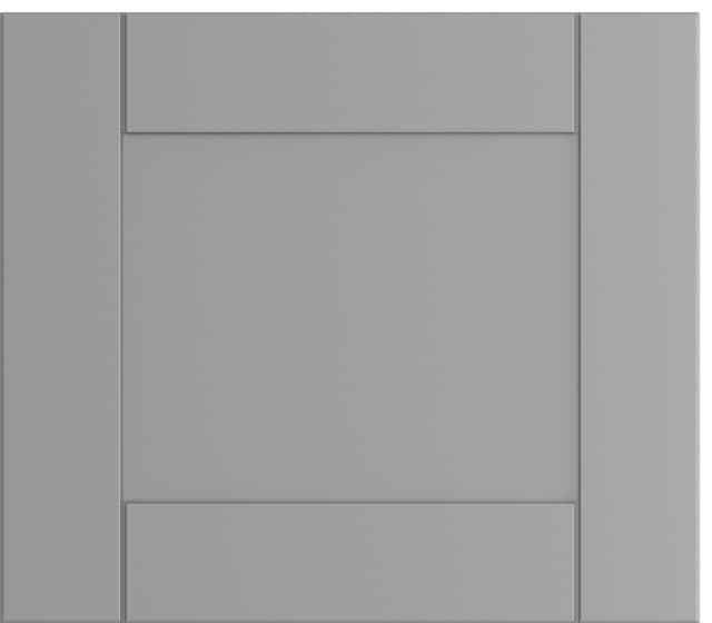 Epoq Shaker bunnskuffefront til kjøkken 40x35 (stålgrå)