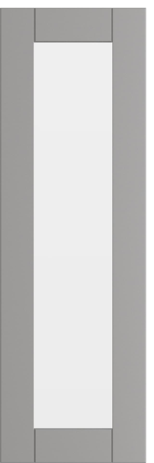 Epoq Shaker Steel Grey glaslåge 30x92 til køkken (steel grey)