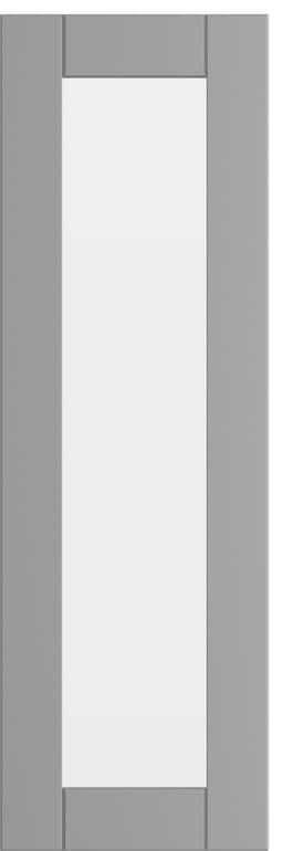 Epoq Shaker Steel Grey glassdør til kjøkken 30x92 (steel grey)