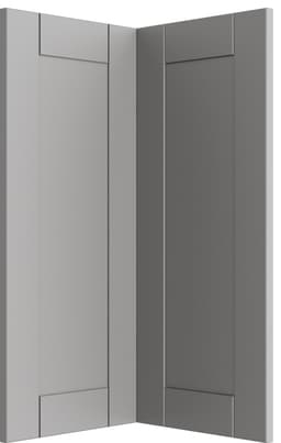 Epoq Shaker Steel Grey kulmaovi keittiöön