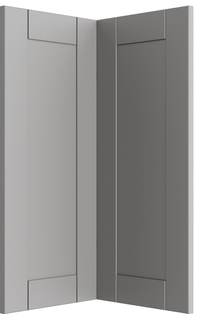 Epoq Shaker Steel Grey kulmaovi keittiöön