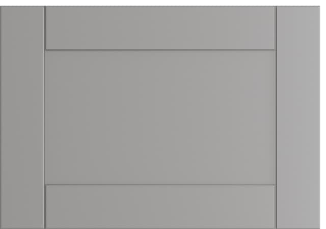 Epoq Shaker bunnskuffefront til kjøkken 50x35 (stålgrå)