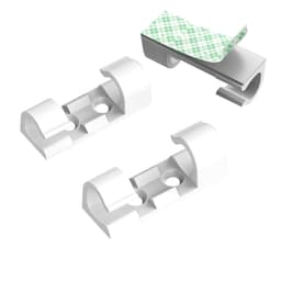 Selvklebende kabelholder 20-pak Hvit L