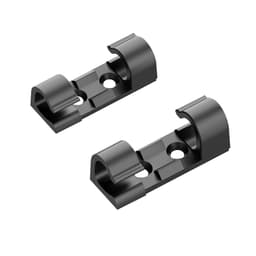 Selvklebende kabelholder 20-pak Sort L