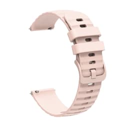 Kellon ranneke silikoni Vaaleanpunainen 22 mm Samsung Galaxy Watch 3 45 mm/Gear S3 Classic, Huawei watch GT Runner/GT2 Pro, Huami amazfit GTR 3, Garmin Venu 2, Fossil Gen 5 Carlyle /Julianna
