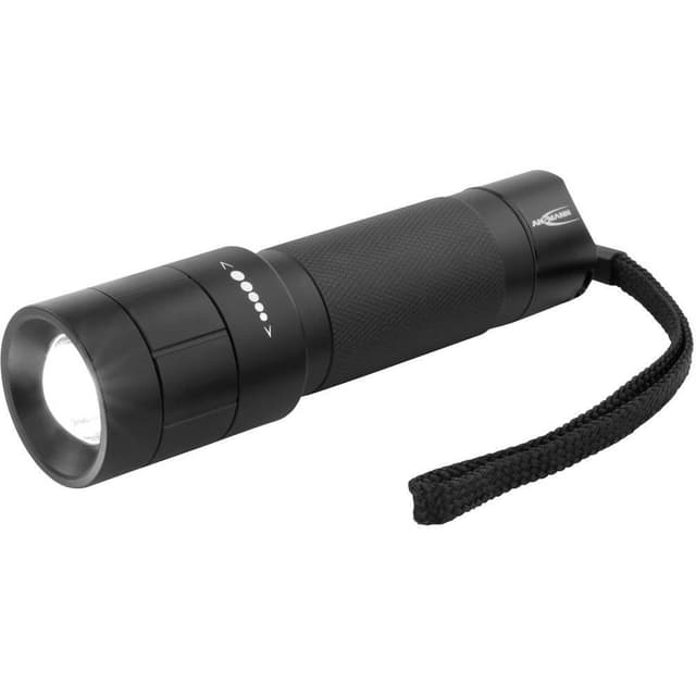 Ansmann M250F LED Ficklampa med bältesclip, med handrem