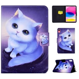 Apple iPad 10.9 2022 Sammenleggbart dekselkortholder - Katt