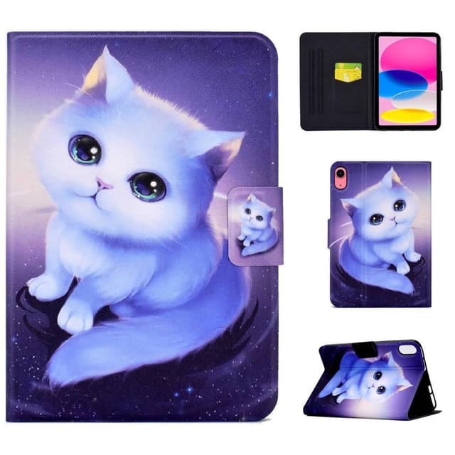 iPadille 10.9 (2022) Tablettikotelon kansi Taitettava jalusta - Cat
