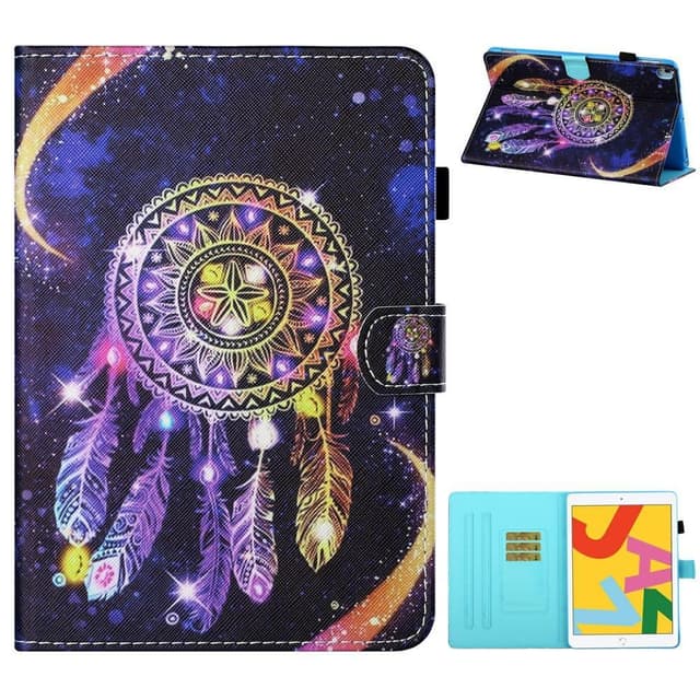 For iPad 10.2 (2021)/(2020)/(2019) Sammenleggbart dekselstativ - Dreamcatcher