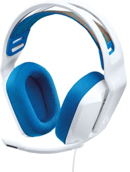 Logitech G335 gaming headset (hvit)