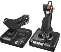 Logitech G Saitek X52 Pro kontrolsystem til flyvning