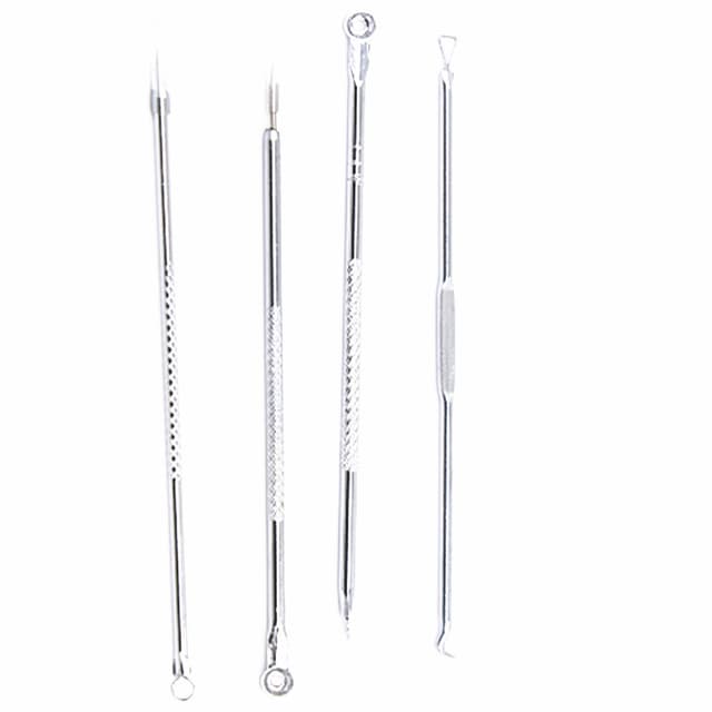Akne nåler / hudorm fjerner 4 instrumenter i rustfritt stål