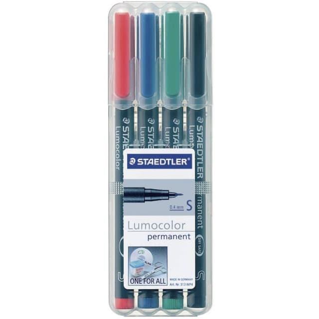 Staedtler Lumocolor permanent S DRY SAFE 313 WP4