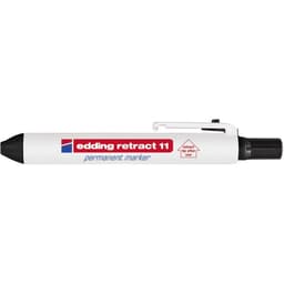 Edding Permanent bläckpenna edding retract 11 Svart